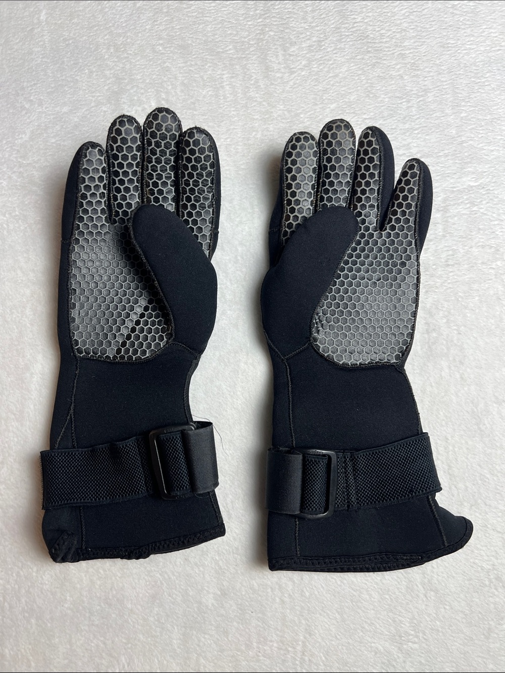Tilos 5mm Neoprene Scuba Dive Gloves Black Size Large Cold Water Wetsuit